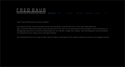Desktop Screenshot of fredbaur.de